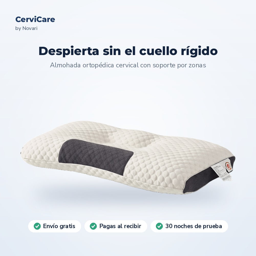 CerviCare almohada ortopédica cervical con envío gratis y pago contraentrega